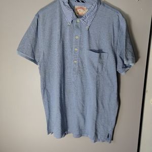 Brooks Brothers Polo Shirt Mens Extra Large XL Blue Cotton Golf Preppy